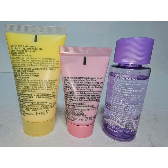 Clinique 3-Step Skin Care System Travel Sample Size Combination Skin25 - Picture 2 of 5